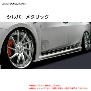 GLANZEN サイドデカール シルバーメタリック 50系 プリウス ZVW50W ZVW51W ZVW55W  シルクブレイズ DECO-50PR-SIL｜hotroadparts