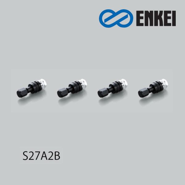 エンケイ エアバルブ アルミ製 S27A2B ブラック RPF1 RPF1RS 4個 S27A2B