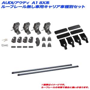 INNO キャリア車種別セット AUDI/アウディ A1 8X系 H24.6〜 5ドア