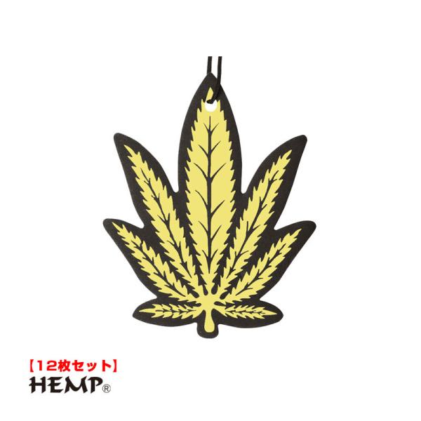 芳香剤 【12枚セット】 エアーフレッシュナー HEMP VANILLA バニラ 吊り下げ型 1枚入...