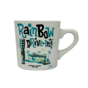 マグカップ ティーカップ Rainbow DRIVE-IN ムーキーサトウコラボ 陶器 コップ TIKI ティキ ハワイ PICK The HAWAII RDM-MC-TK｜hotroadtirechains