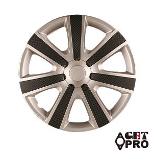 ホイールカバー 15インチ 4枚 1ヶ月保証付き 汎用品 (シルバー