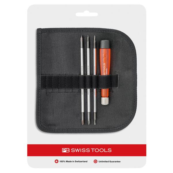 差替式精密ドライバーセット (パック入り)  PB SWISS TOOLS(ピービースイスツールズ)...