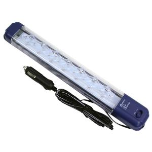 LEDライト ロングタイプ ハンディタイプ ロング シガーソケット 省電力 12/24V共通 3W 4.8m メルテック/大自工業 LF-B｜hotroadtirechains