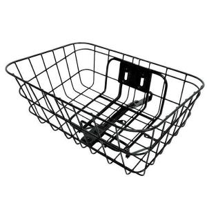 ATBバスケット 自転車 Vブレーキのクロスバイク・MTB用　前かご ブラック MYPALLAS/マイパラス 池商 MY-BK01