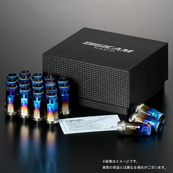 デジキャン ケースペック DIGICAM チタンレーシングナット 貫通タイプ 20個 M12×P1....