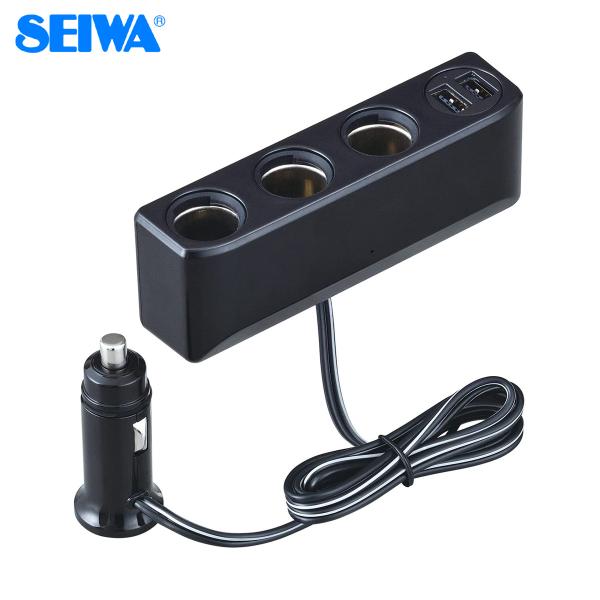 モニタリングコードソケット3 電源増設 シガーソケット USBポート付 ドラレコ・ナビ等に スマホ充...