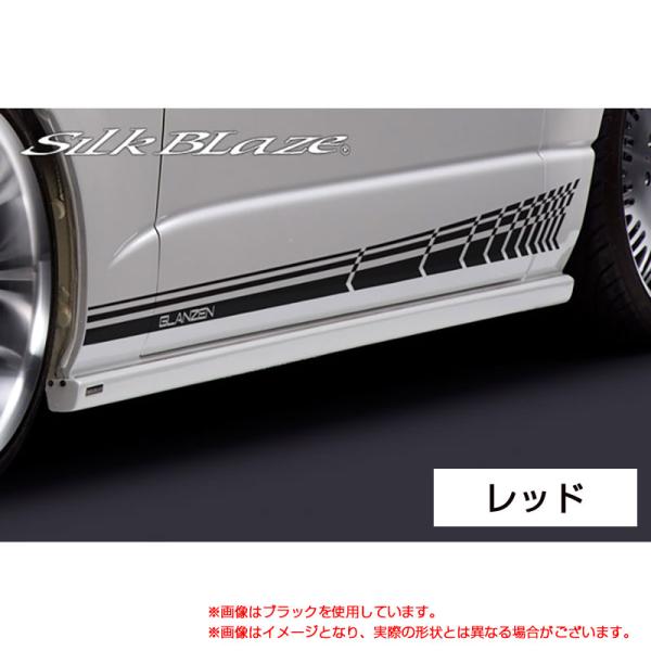 GLANZEN サイドデカール レッド 200系 ハイエース TRH KDH2 H16.08〜  シ...