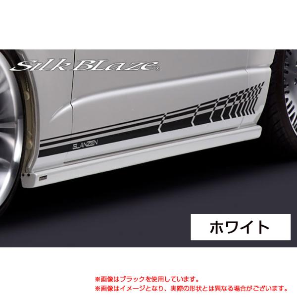 GLANZEN サイドデカール ホワイト 200系 ハイエース TRH KDH2 H16.08〜  ...