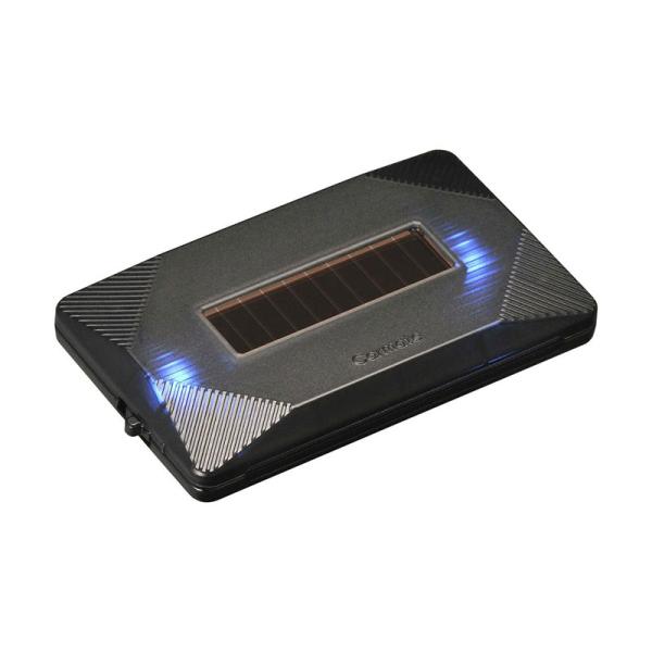 ソーラー充電 夜間不審者を威嚇 盗難車 防犯 配線不要 ナイトシグナル ツイン ブルー SQ302 ...