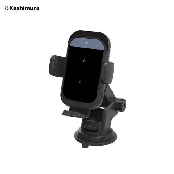 吸盤取付 3重冷却構造 最大15W Type-A/C コード1m付属 手帳型対応 ワイヤレス充電ホル...