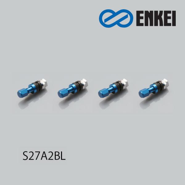 エンケイ エアバルブ アルミ製 S27A2BL ブルー RPF1 RPF1RS ENKEI 4個