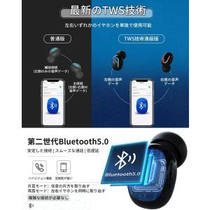 ワイヤレスイヤホン bluetooth イヤホ...の詳細画像2
