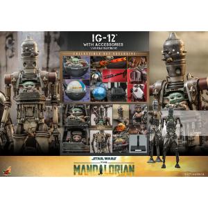 ホットトイズ テレビ・マスターピース マンダロリアン 1/6スケールフィギュア ＩＧ-1２＆アクセサリーセット