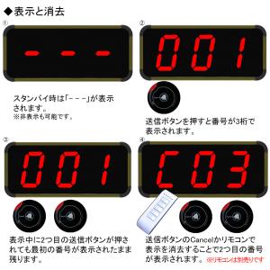 AVIOS 飲食店 呼び出しベル 表示消去 送...の詳細画像1