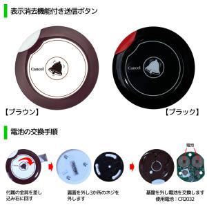 AVIOS 飲食店 呼び出しベル 表示消去 送...の詳細画像5