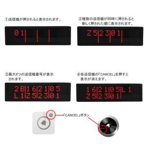 8番号表示 ワイヤレスチャイム 飲食店 呼び出...の詳細画像3
