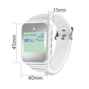 呼び出しベル 腕時計型 受信機 CW2 ブラッ...の詳細画像5