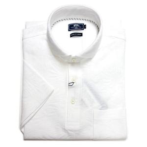 gim ジム メンズ ポロシャツ 半袖 ホワイト リンクス 吸湿速乾 消臭 日本製 2024年 ギフト好適品｜hotta-benkyodo