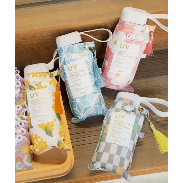 コンパクトな5段式折り畳み傘　日傘 完全遮光 折りたたみ  晴雨兼用 Wpc 遮光お守りパラソル  ...