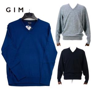 Sweaterie by gim ジム メンズ Vネック セーター  日本製  2024年 父の日 ギフト好適品｜hotta-benkyodo
