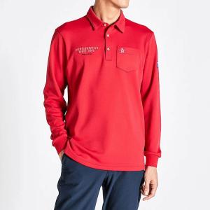 Munsingwear（マンシングウェア） 公式 裏起毛 長袖ポロシャツ メンズ