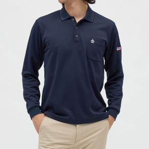 20%OFF セール マンシングウェア munsingwear メンズ 長袖ポロシャツ ゴルフウエア HEAT NAVI 秋冬 ギフト好適品