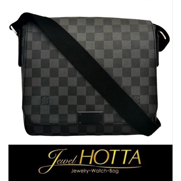 【A+ランク】Louis Vuitton ルイヴィトン ダミエ グラフィット ディストリクトPM シ...