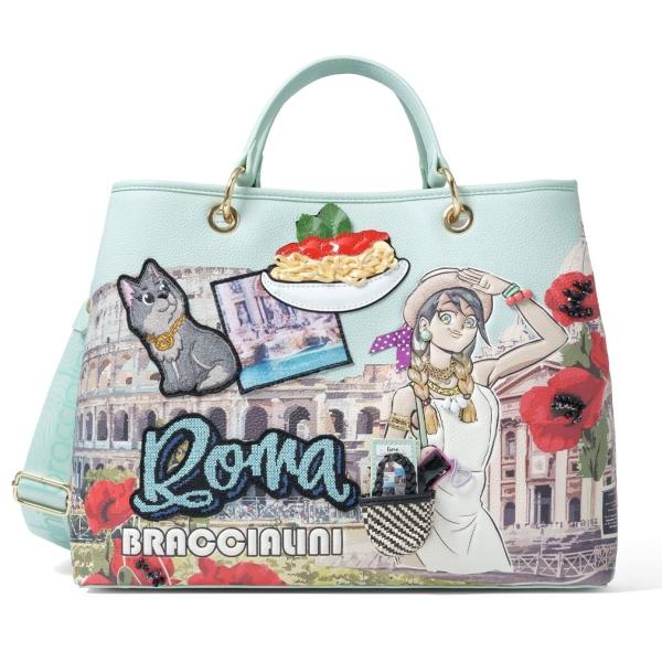 【新品】BRACCIALINI ブラッチャリーニ ハンドバッグ CARTLINE UNICO ショル...