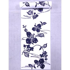 浴衣 花柳流 反物 染め 踊り リサイクル 高級反物 着物 綿 夏