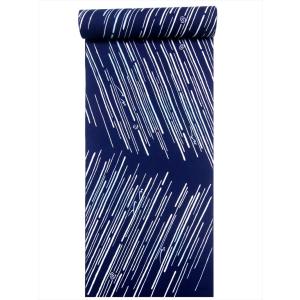 男物 有松鳴海絞り 絞り浴衣 三浦絞り 濃い紺色 反物販売 お仕立て承り