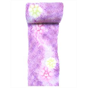 絞り浴衣反物 No.943 紅紫地・テッセン柄の商品画像