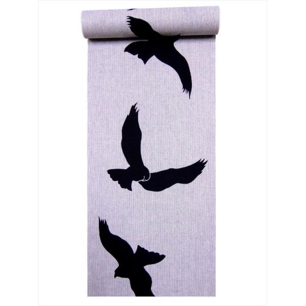 メンズ浴衣反物  No.524  グレー地・ハト柄