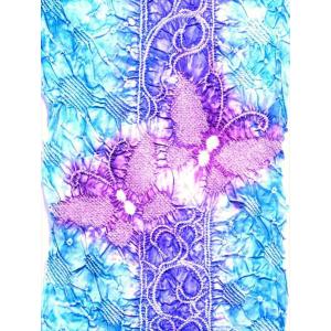 有松絞り 絞り浴衣反物 No.935 チョウ柄...の詳細画像2