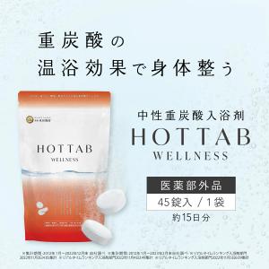 【新品未開封】HOTTAB WELLNESS ホットタブ　45錠入 10点 薬用 HOT TAB WELLNESS / HOT TAB(入浴剤・浴用料, 入浴剤・浴用