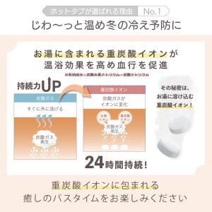 入浴剤 ホットタブ ウェルネス 90錠 医薬部...の詳細画像3