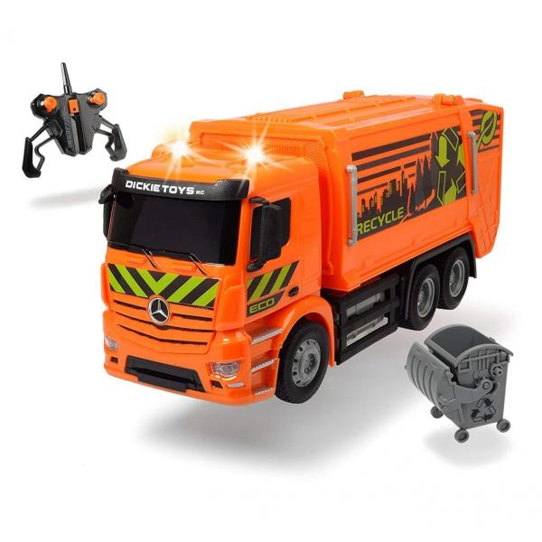ラジコンカー　珍しいゴミ収集車のラジコンです　1/18　Dickie Toys　ラジコン　トラック　...