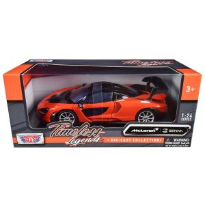 ミニカー　1/24　MOTORMAX　マクラーレン・セナ　オレンジ色 　　予約商品