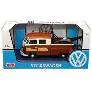 ワーゲンバス Motor Max 1/24ミニカー ミニカー 1/24 MOTORMAX VW ワーゲンバス ダブルキャブ