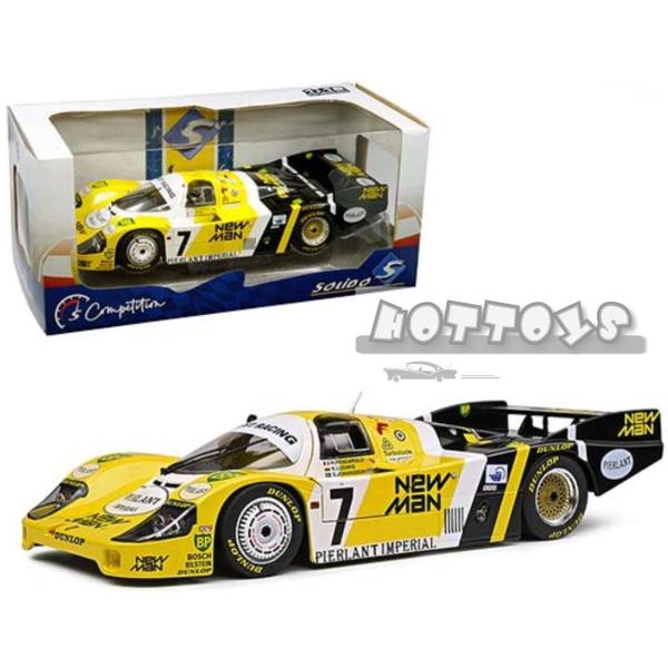 ミニカー　Solido　1/18　ルマン　ポルシェ　956　＃7　白黄色　Porsche 956LH...