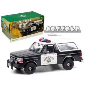 ミニカー 1/18 GL 1966 フォード・ブロンコ アイダホパトカー 黒色