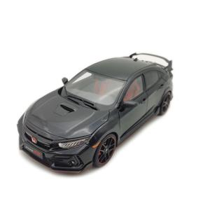 ミニカー 1/18 ホンダ・シビック タイプR FK8 グレー色 LCD TYPE R