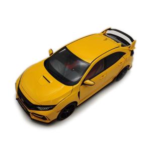 ミニカー 1/18 ホンダ・シビック タイプR 　FK8　黄色　LCD　TYPE R　CIVIC TYPE-R (FK8) 2020   予約商品