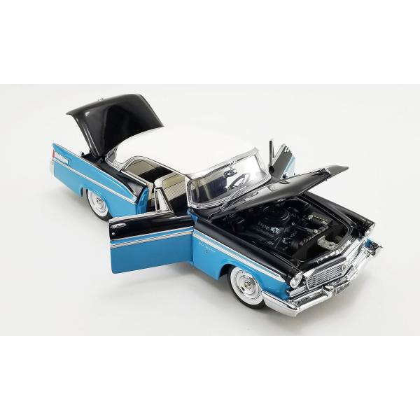 ミニカー　1/18　ACME　1956　クライスラー　セントレジス　青白黒　　1956 Chrysl...