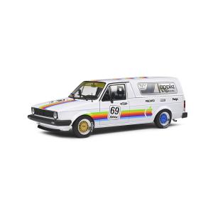 ミニカー 1/18 1982 フォルクスワーゲン・ゴルフ キャディバン 黄色