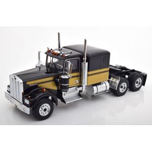 ミニカー 1/18 KKS Kenworth W900 トレーラートラック 赤色 予約