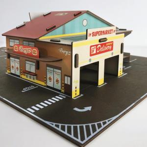 ミニカー 1/64用 American Diorama オフロード ジオラマセット