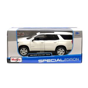 ミニカー 1/24 WELLY 2008 シボレー・タホ 白色 SUVミニカー （ポリス