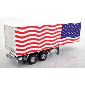 ミニカー　1/18　ROAD-KINGS　Kenworth W900用　トレーラートラック（ヘッド無...