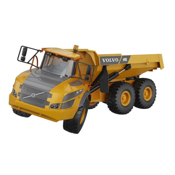 ラジコン　1/20　ラジコン　アキュレート式ダンプトラック　ダンプカー　ボルボ　A40G　Doubl...